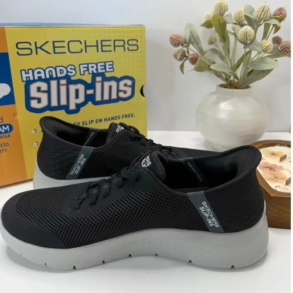 Skechers Performance Go Walk Flex Hands Up Slip-In Sneaker Black 216324 Men 9.5